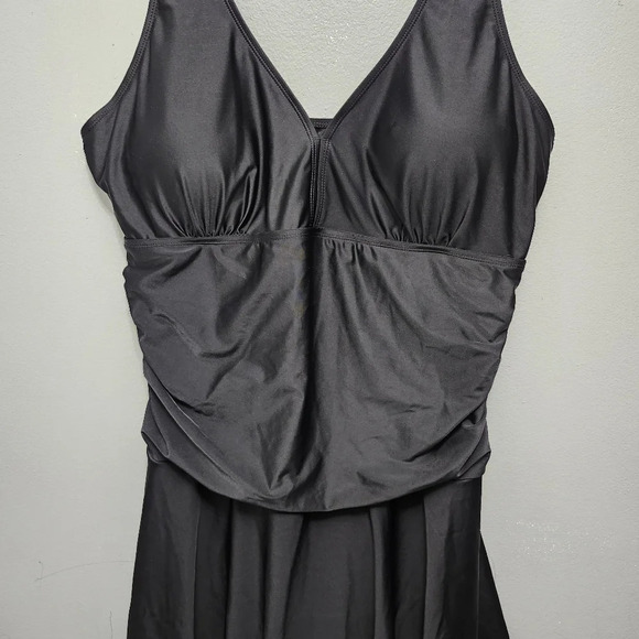 Summer Mae women's one piece swim suit size 4XL black new with tags - Picture 3 of 8